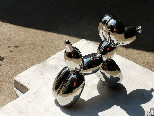 Mirror Indoor Metal Sculptures 316 Famous Abstract Sculptures Electroplated