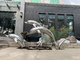 500CM Mirror Stainless Steel Sculpture Small Showcase Decorative Artifact